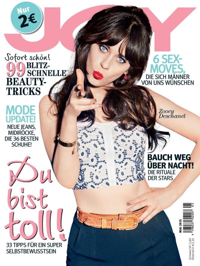 JOY GERMANY magazine side cover  May 2015