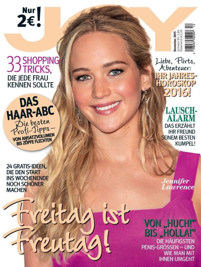 JOY GERMANY magazine side cover  December 2015