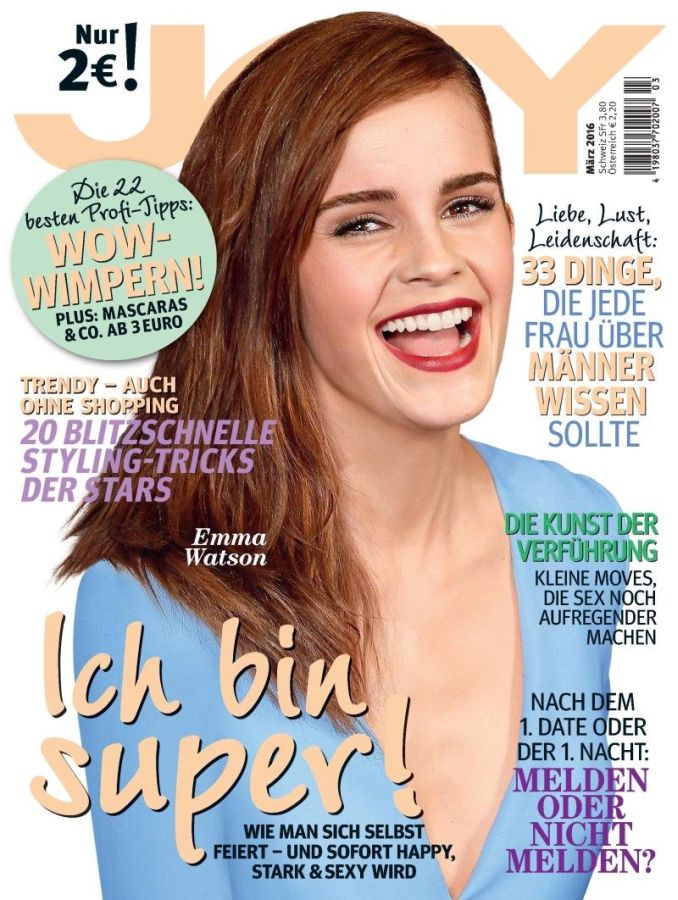 JOY GERMANY magazine side cover  March 2016