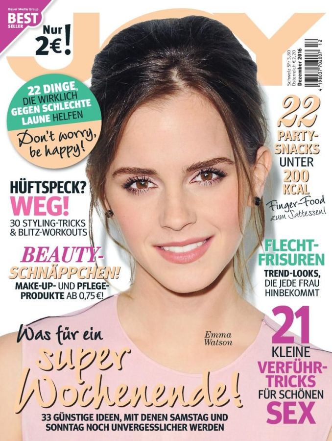 JOY GERMANY magazine side cover  December 2016