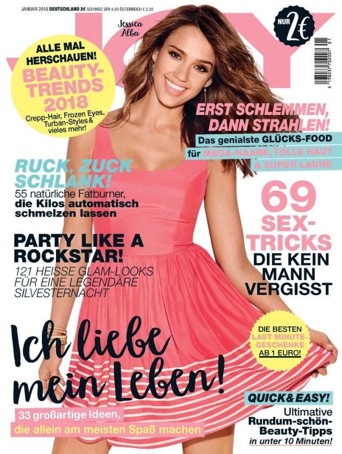 JOY GERMANY magazine side cover  January 2018