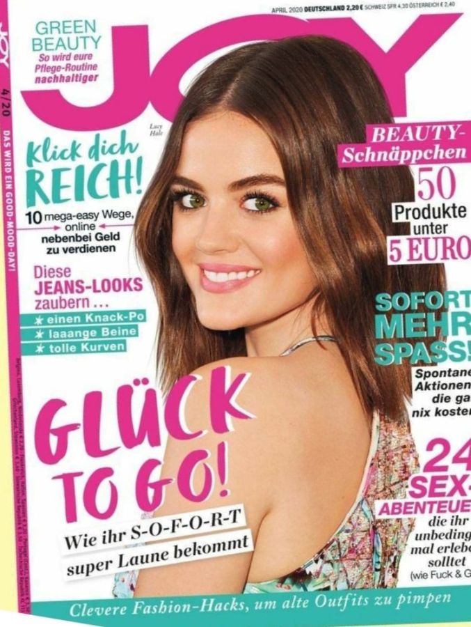 JOY GERMANY magazine side cover  April 2020