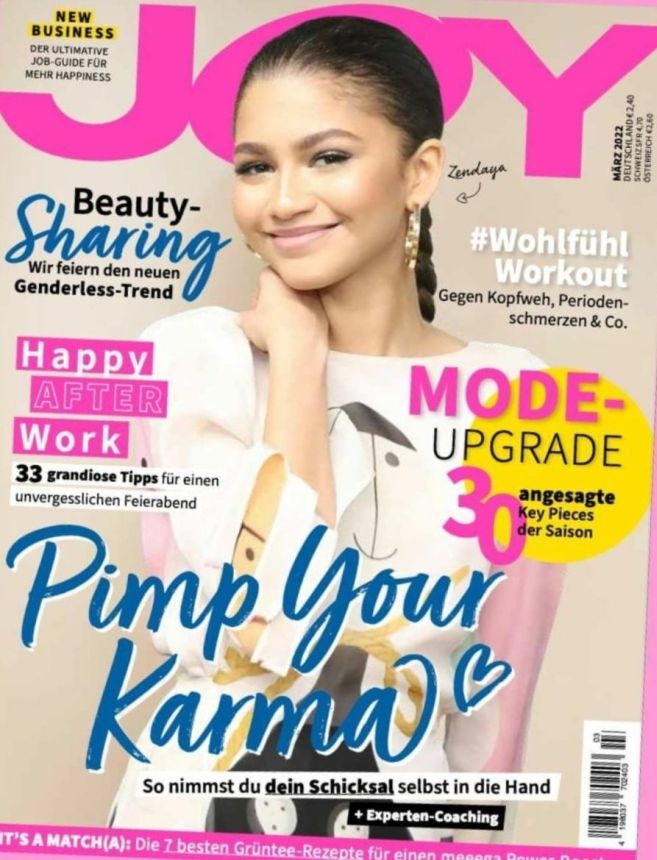 JOY GERMANY magazine side cover  March 2022