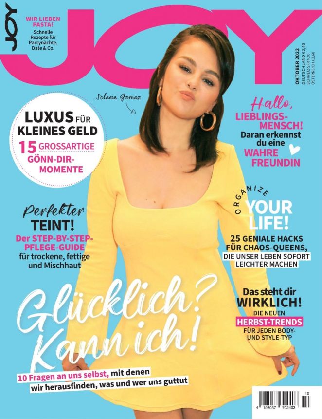 JOY GERMANY magazine side cover  October 2022