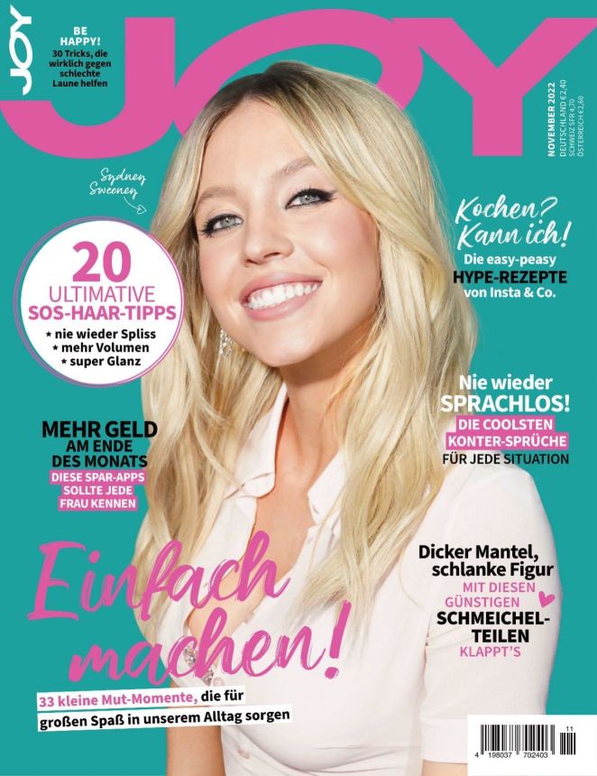 JOY GERMANY magazine side cover  November 2022