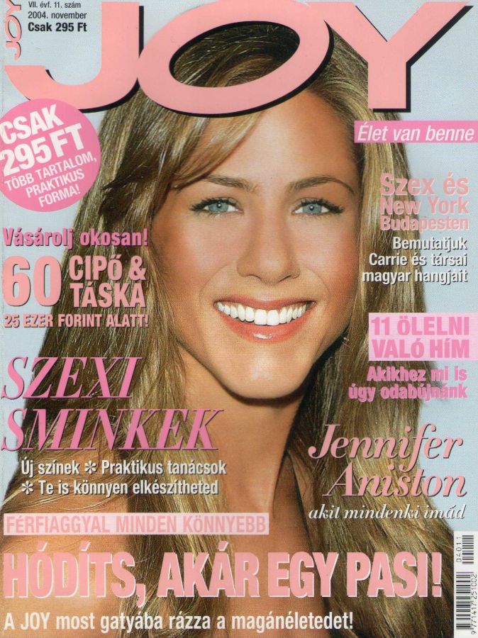 JOY  magazine side cover  November 2004