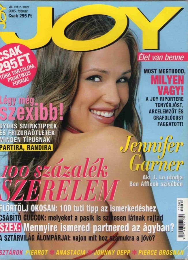 JOY  magazine side cover  February 2005