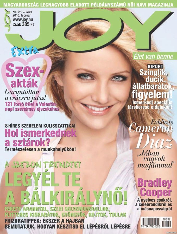 JOY  magazine side cover  February 2010