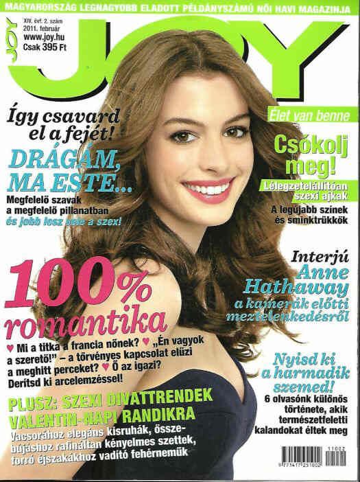 JOY  magazine side cover  February 2011