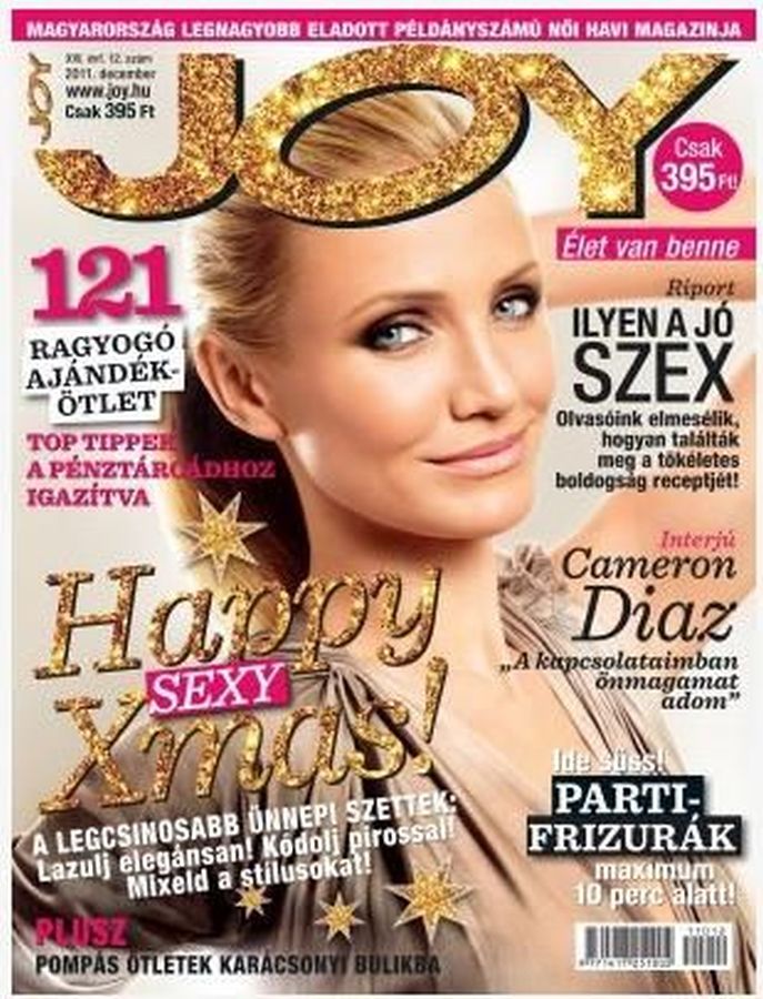 JOY  magazine side cover  December 2011
