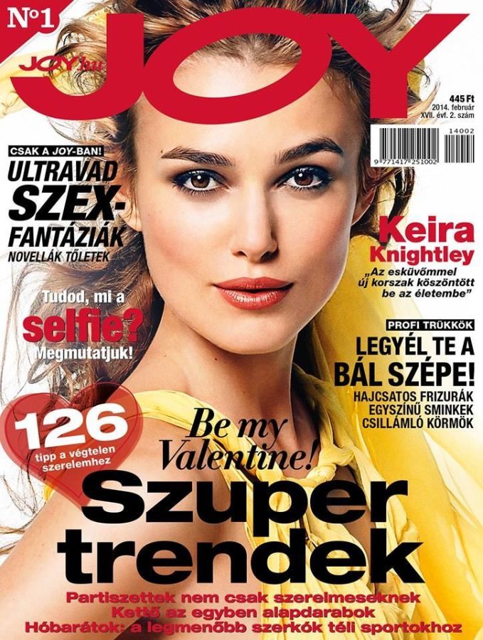 JOY  magazine side cover  February 2014