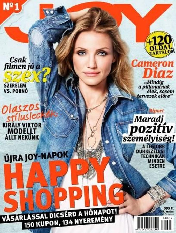 JOY  magazine side cover  May 2014