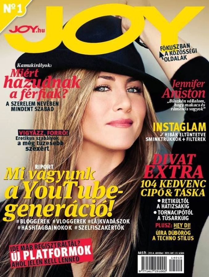 JOY  magazine side cover  October 2014