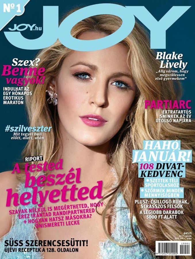 JOY  magazine side cover  January 2015