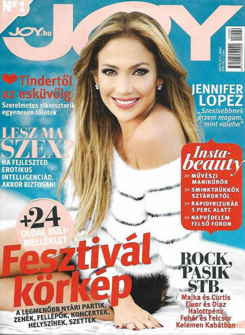 JOY  magazine side cover  June 2015