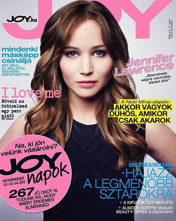 JOY  magazine side cover  November 2015
