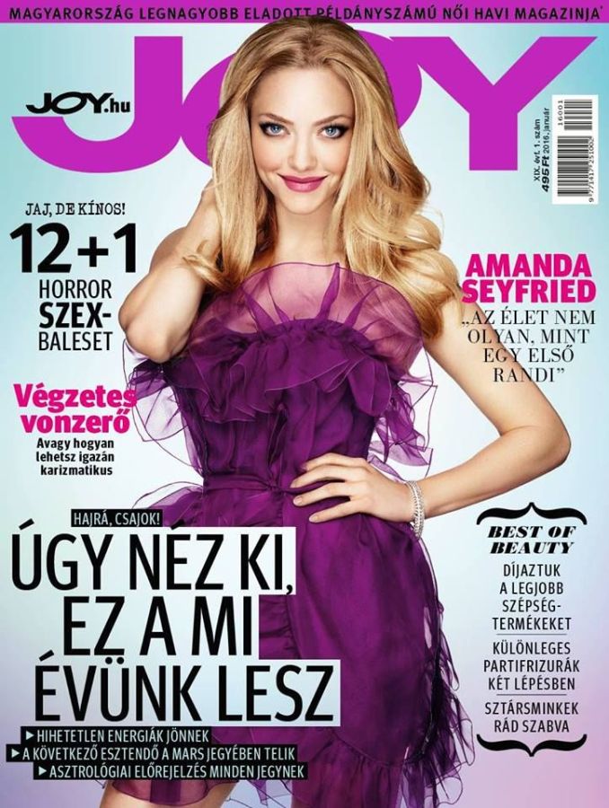 JOY  magazine side cover  January 2016