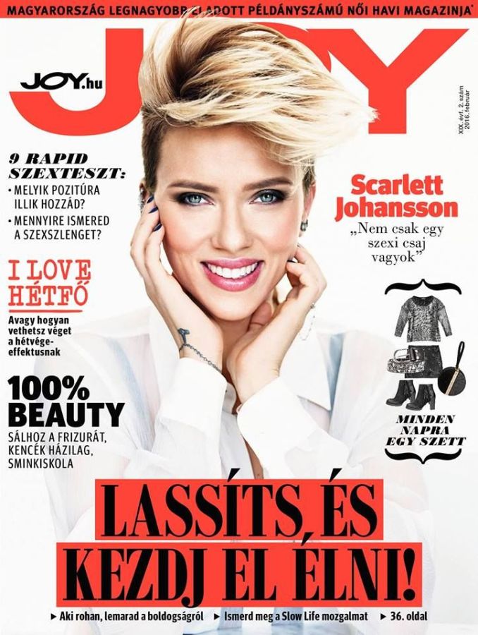 JOY  magazine side cover  February 2016