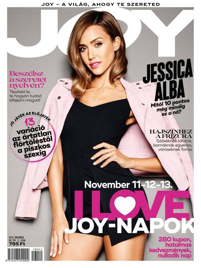 JOY  magazine side cover  November 2016