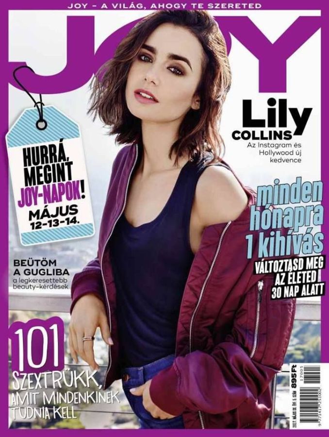 JOY  magazine side cover  May 2017