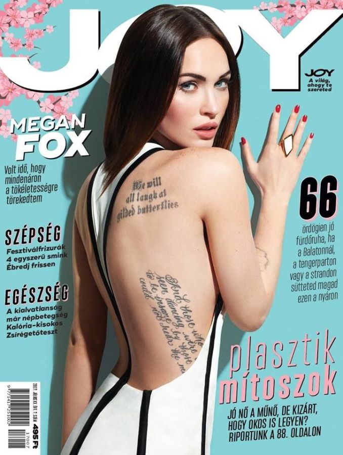 JOY  magazine side cover  July 2017