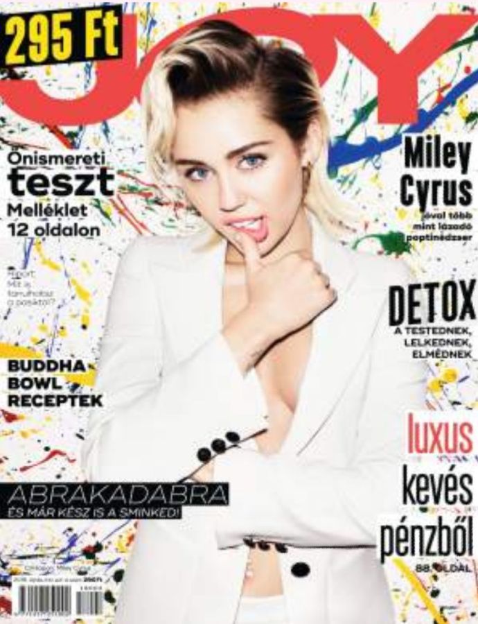 JOY  magazine side cover  April 2018