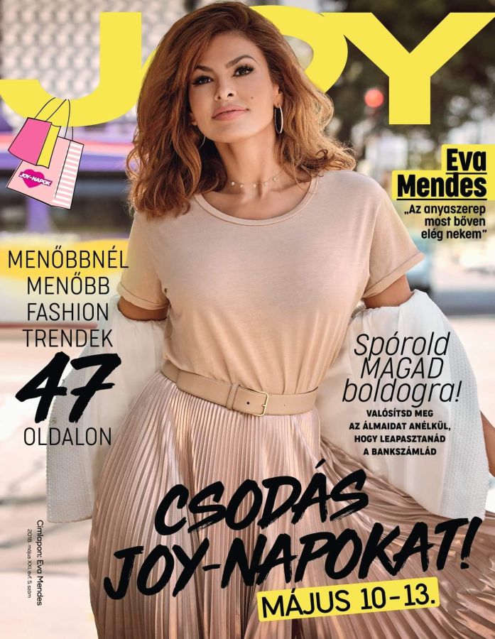 JOY  magazine side cover  May 2018