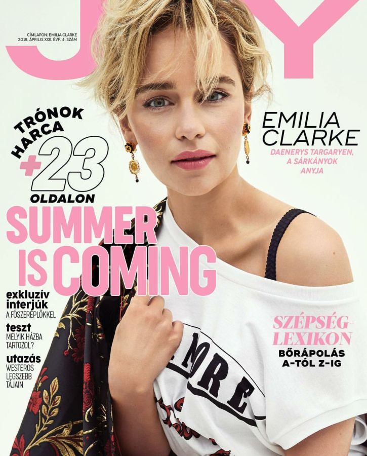 JOY  magazine side cover  April 2019