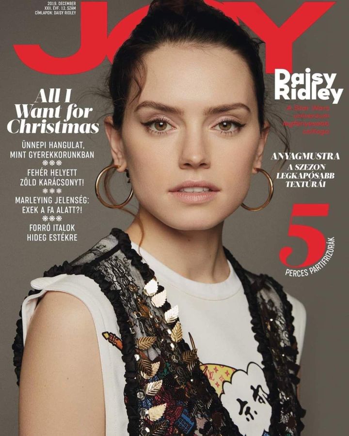JOY  magazine side cover  December 2019