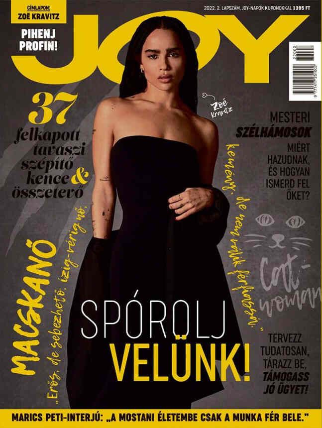 JOY  magazine side cover  February 2022