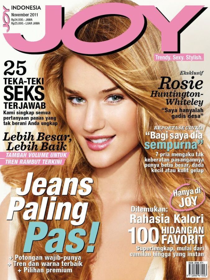 JOY INDONESIA magazine side cover  November 2011