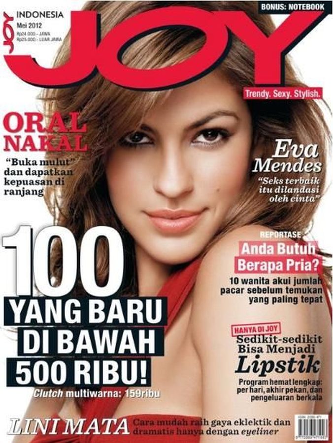 JOY INDONESIA magazine side cover  May 2012