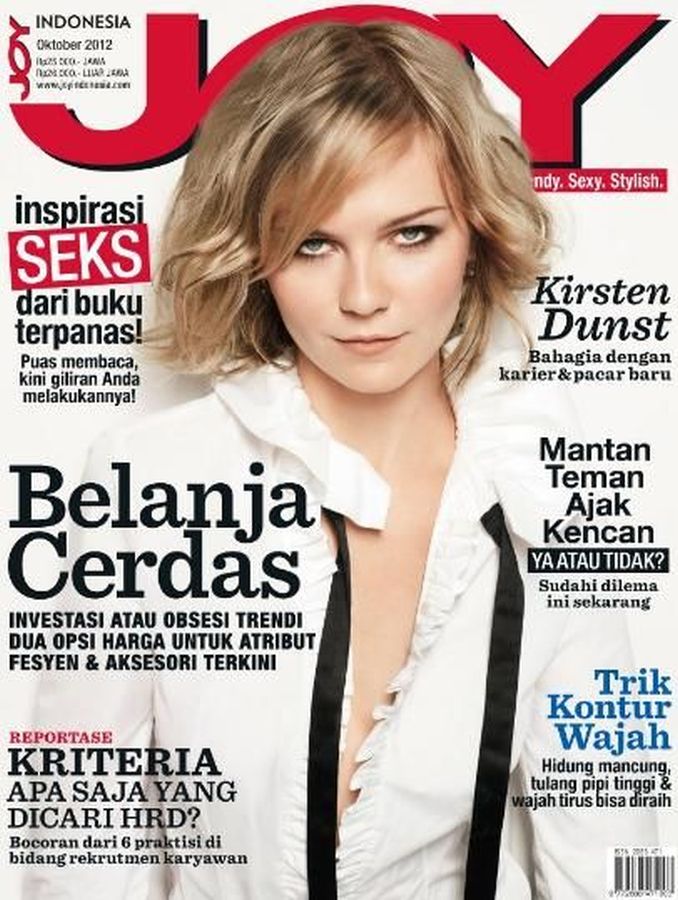 JOY INDONESIA magazine side cover  October 2012