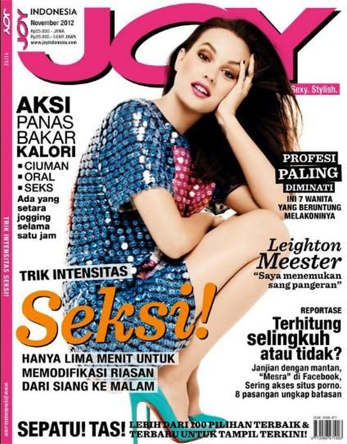 JOY INDONESIA magazine side cover  November 2012