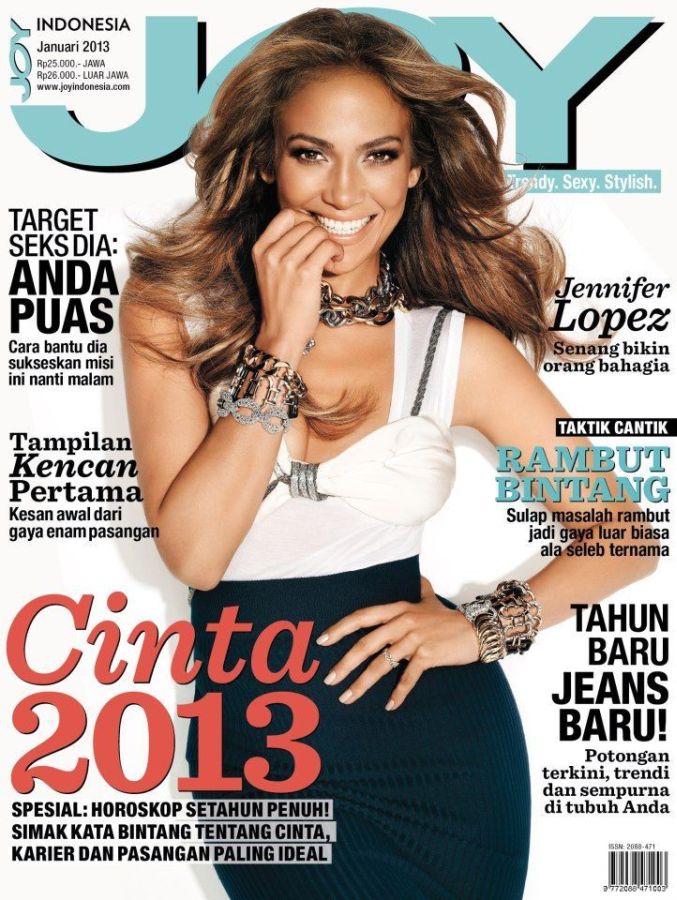 JOY INDONESIA magazine side cover  January 2013