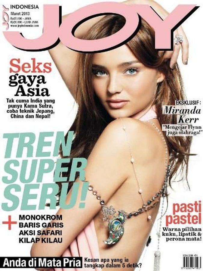 JOY INDONESIA magazine side cover  March 2013