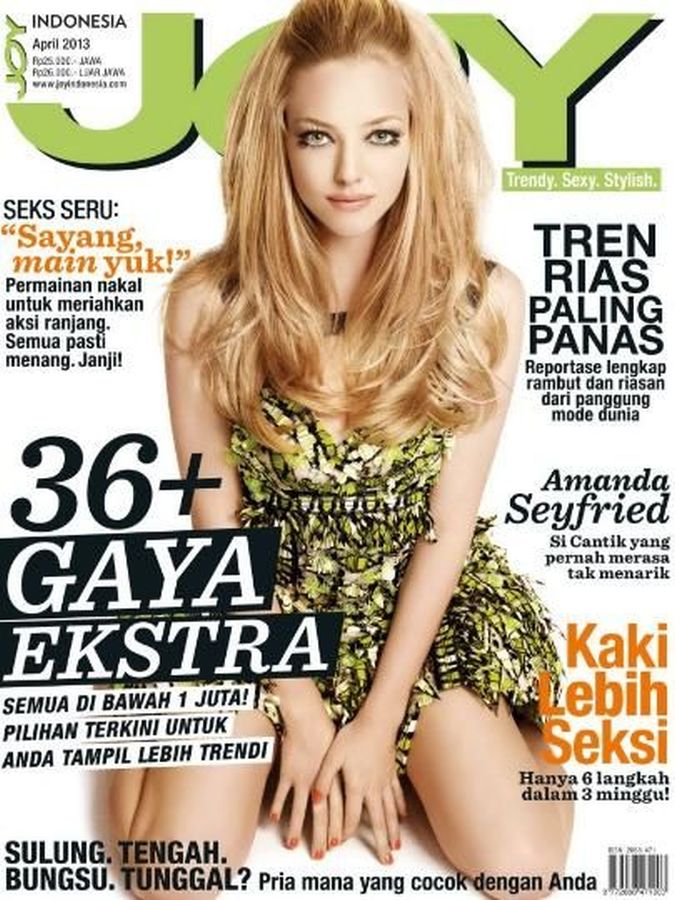JOY INDONESIA magazine side cover  April 2013