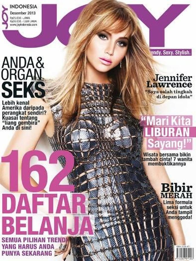 JOY INDONESIA magazine side cover  December 2013