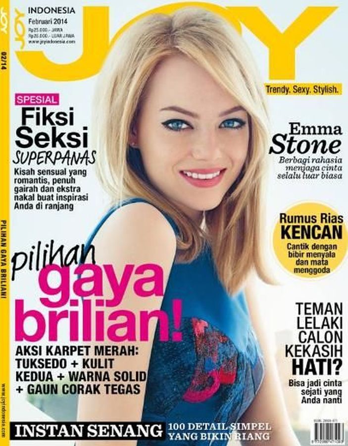 JOY INDONESIA magazine side cover  February 2014