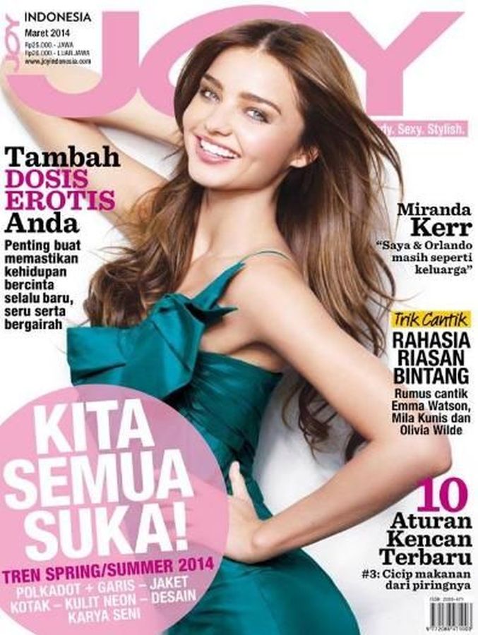 JOY INDONESIA magazine side cover  March 2014
