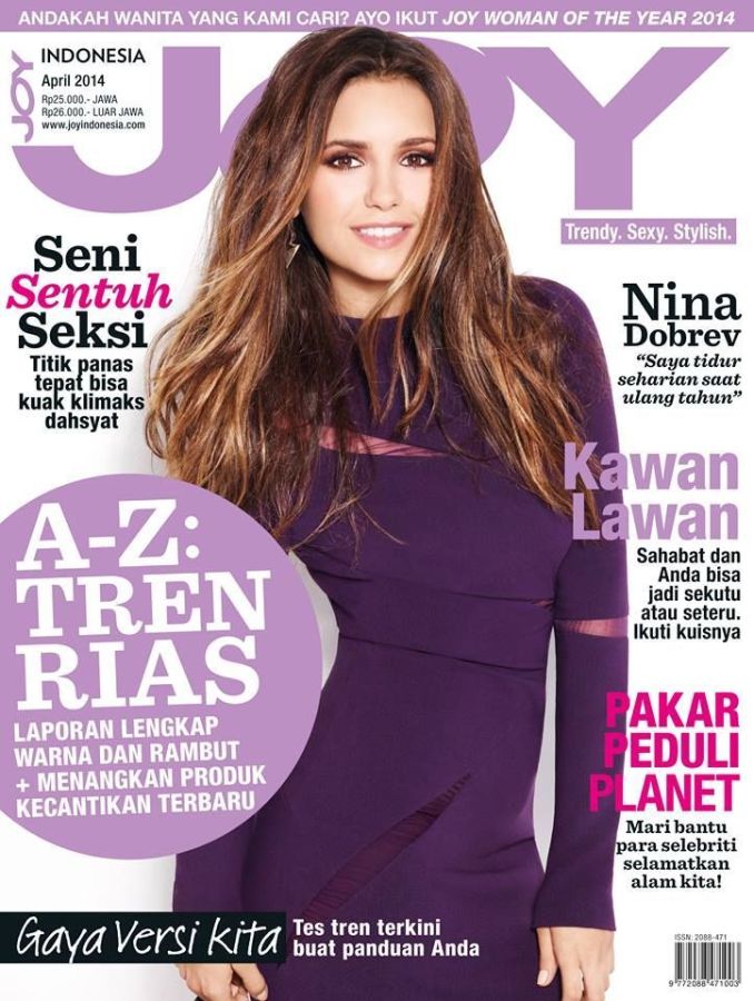 JOY INDONESIA magazine side cover  April 2014