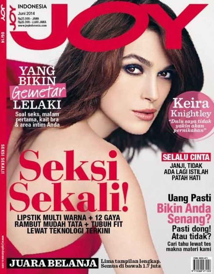 JOY INDONESIA magazine side cover  June 2014