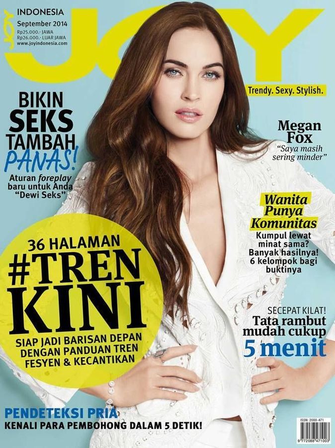JOY INDONESIA magazine side cover  September 2014