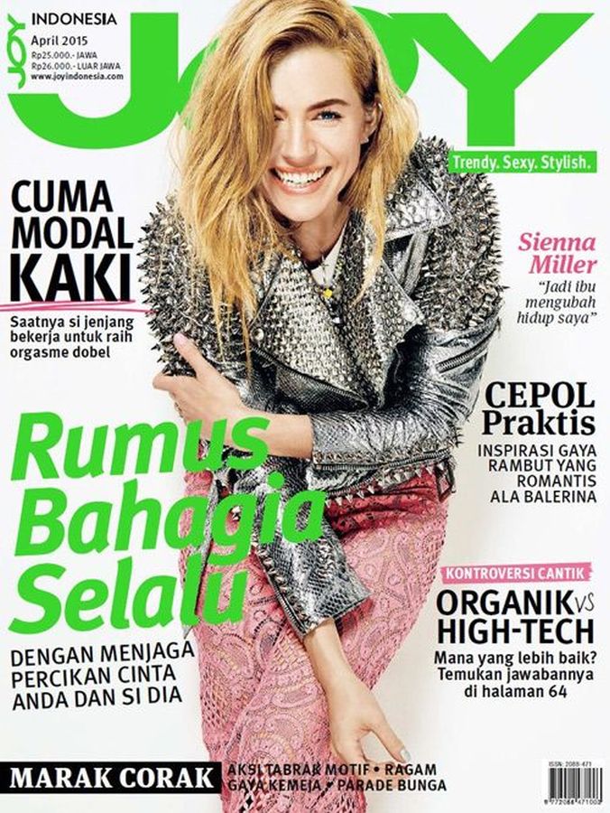 JOY INDONESIA magazine side cover  April 2015