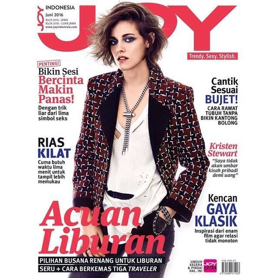 JOY INDONESIA magazine side cover  June 2016