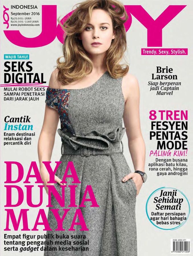JOY INDONESIA magazine side cover  September 2016