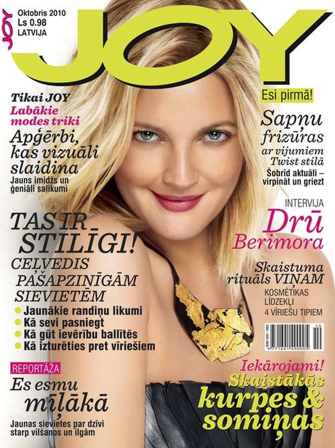 JOY LATVIA magazine side cover  October 2010