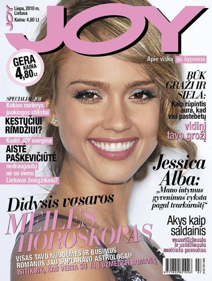 JOY LITHUANIA magazine side cover  July 2010