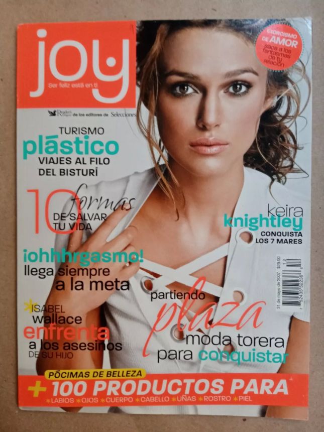 JOY MEXICO magazine side cover  May 2007