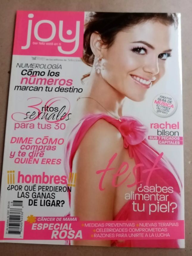 JOY MEXICO magazine side cover  October 2007
